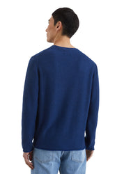 Strickpullover aus Baumwollmix - 871-iris ink - Blau