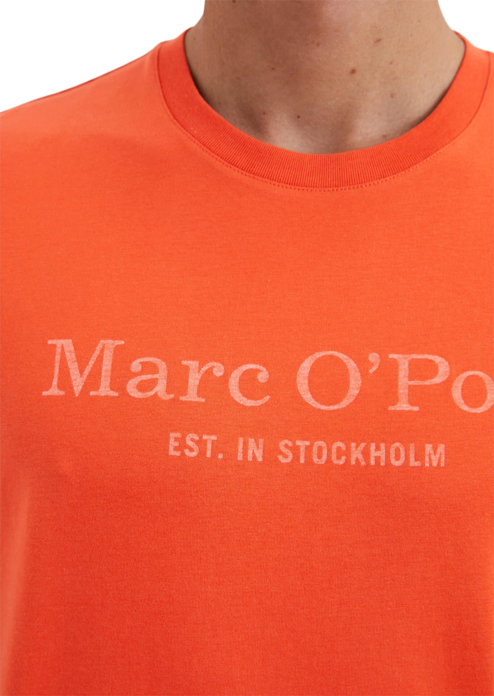 T-Shirt aus Baumwolle - 330-sweet pepper - Orange