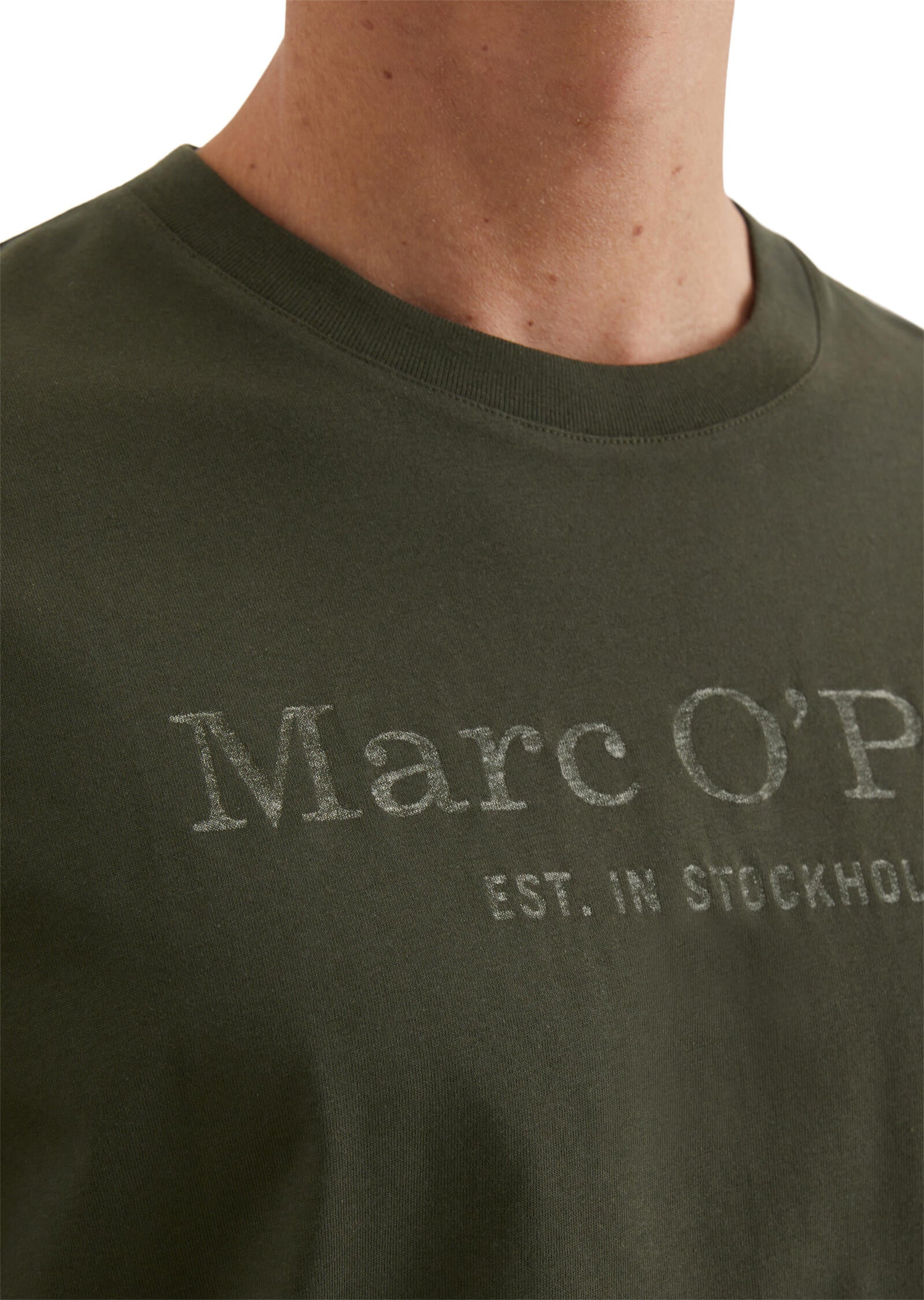 T-Shirt aus Baumwolle - 499-neverland iron - Khaki