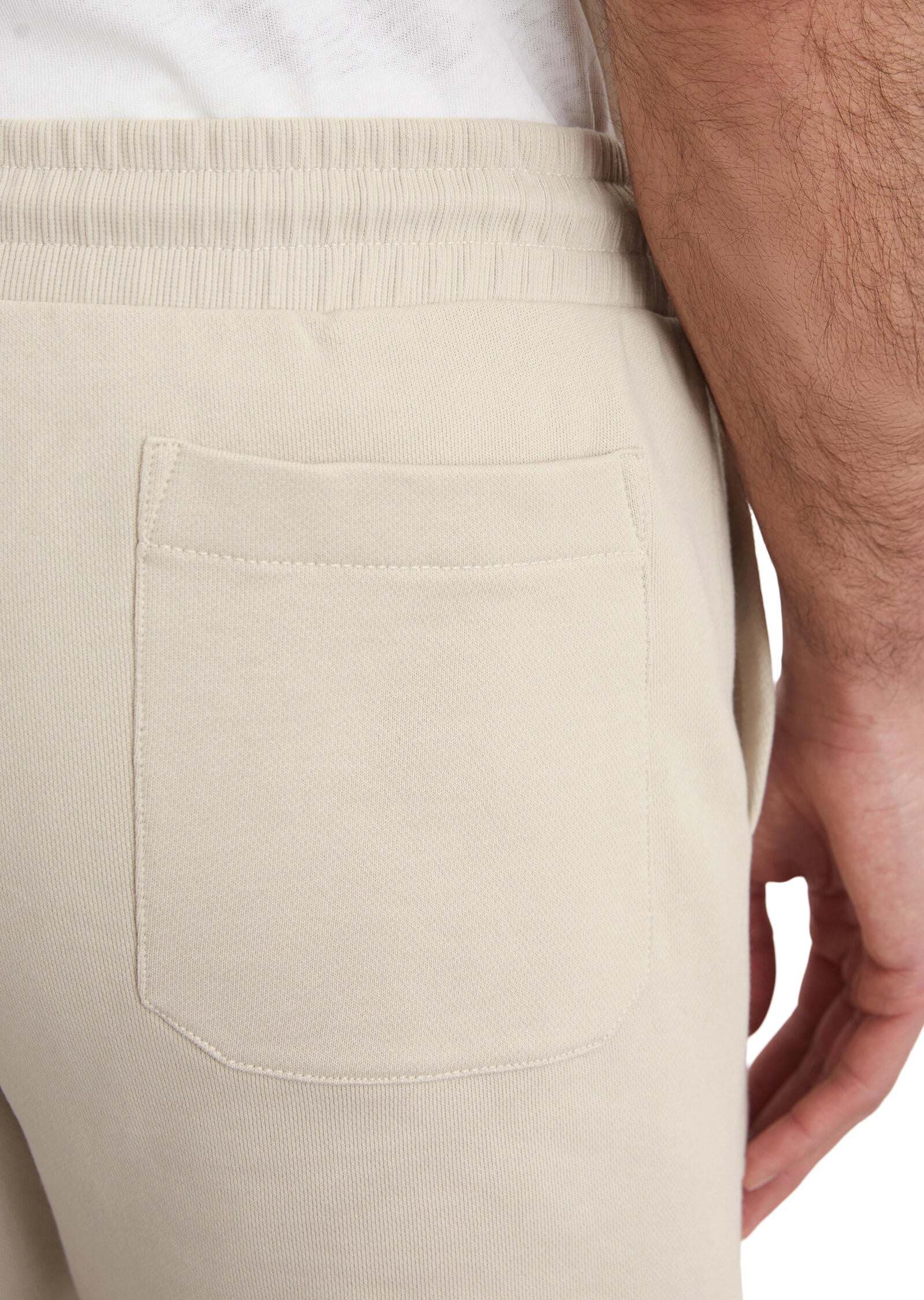 Sweatshorts Regular Fit - 707-gray silk - Beige