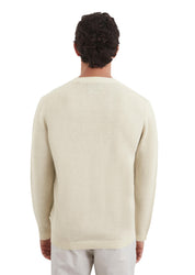 Strickpullover aus Leinenmix - 707-gray silk - Beige
