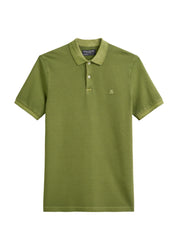 Poloshirt aus Baumwolle - 421-spring fern - Grün