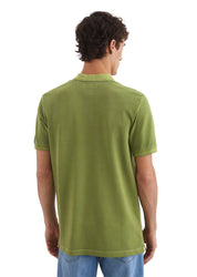 Poloshirt aus Baumwolle - 421-spring fern - Grün