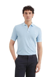 Poloshirt aus Baumwolle - 800-starlight - Blau