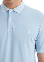 Poloshirt aus Baumwolle - 800-starlight - Blau