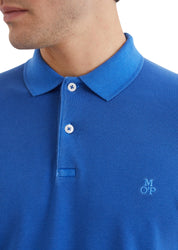 Poloshirt aus Baumwolle - 865-venom blue - Blau