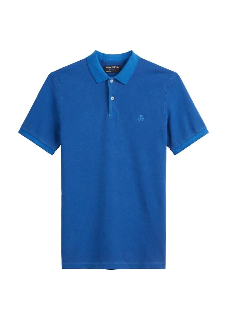 Poloshirt aus Baumwolle - 865-venom blue - Blau
