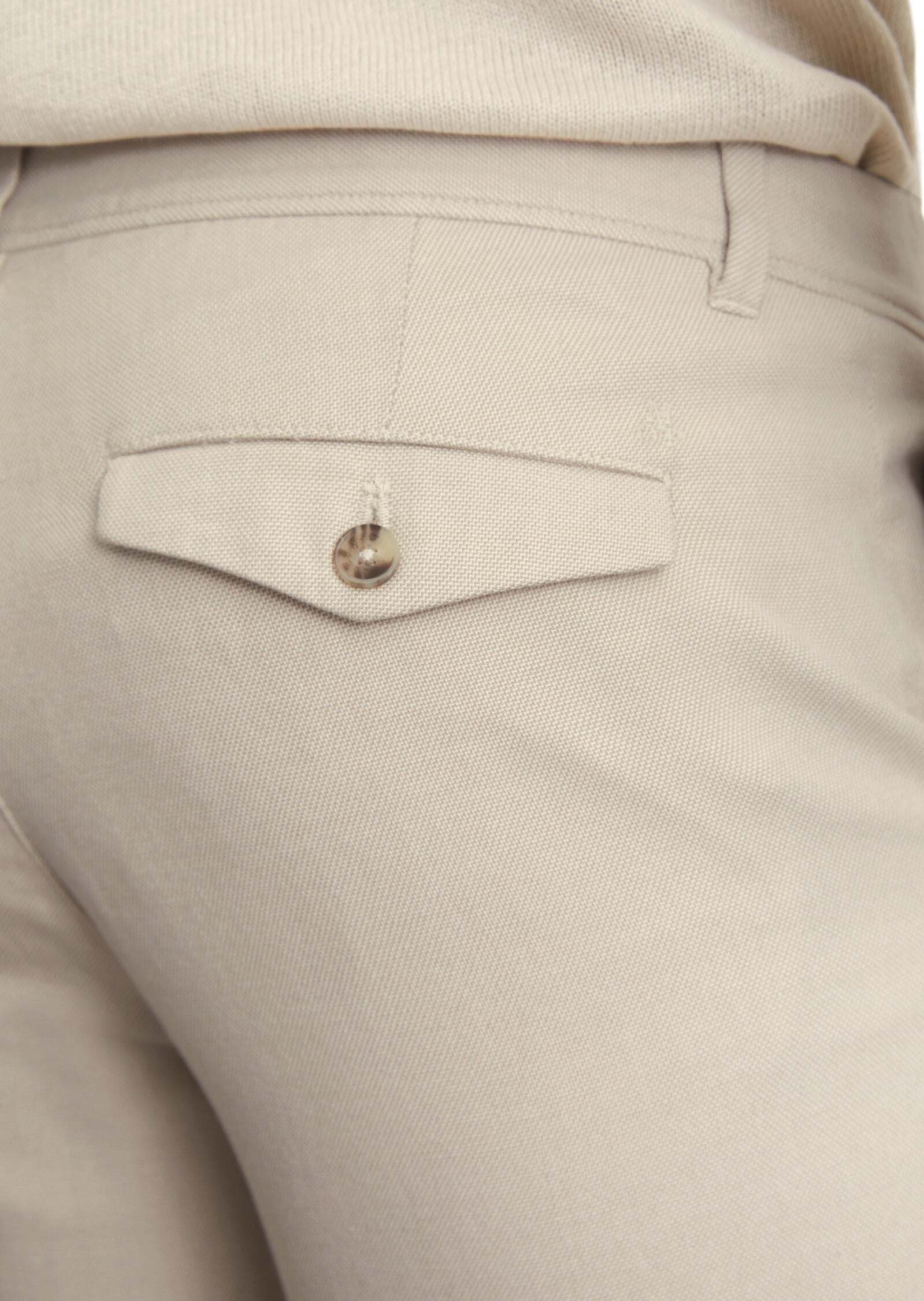 Bermudashorts Slim Fit - K17-multi/ pure cashmere - Beige