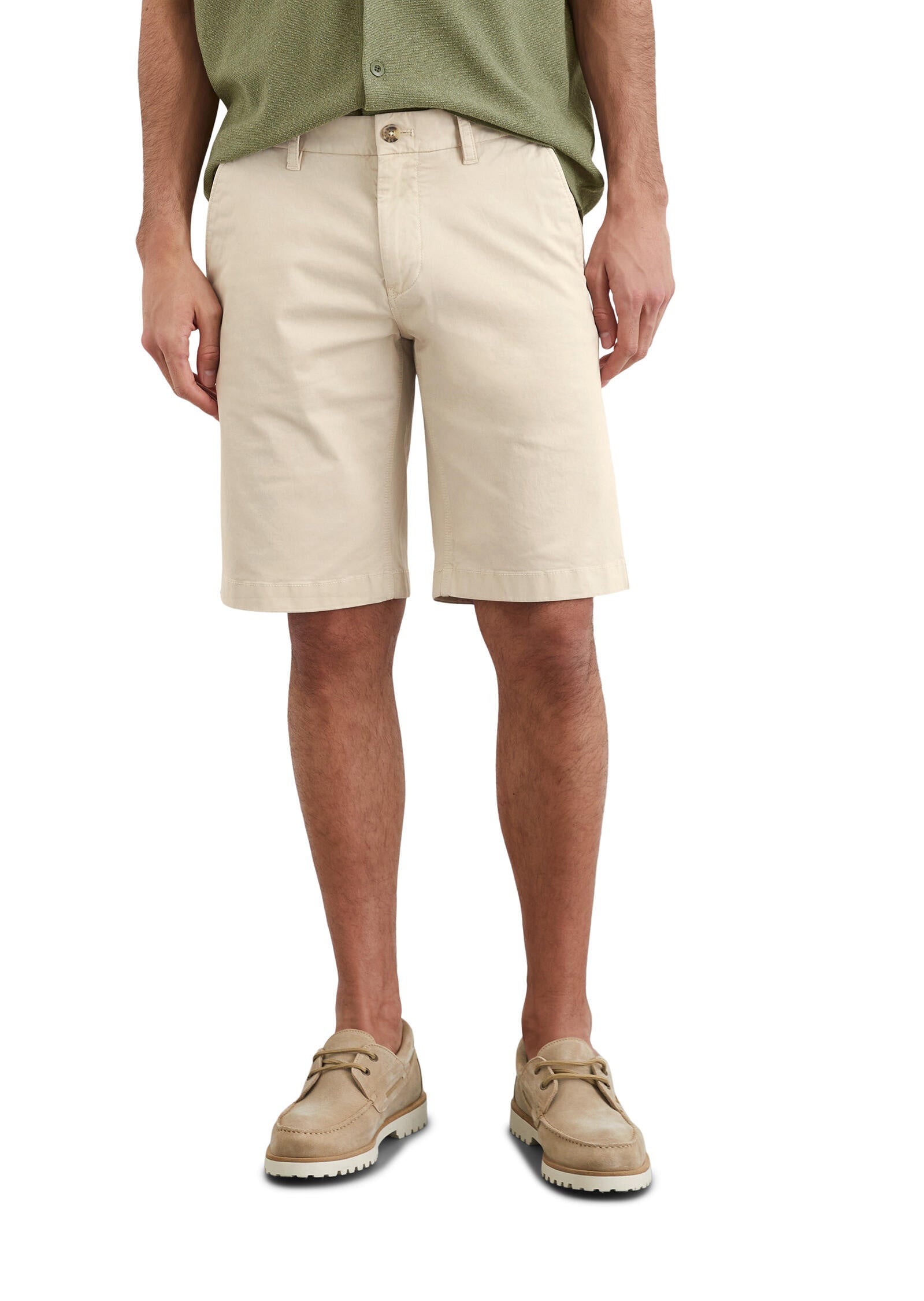 Chinoshorts Regular Fit - 707-gray silk - Beige
