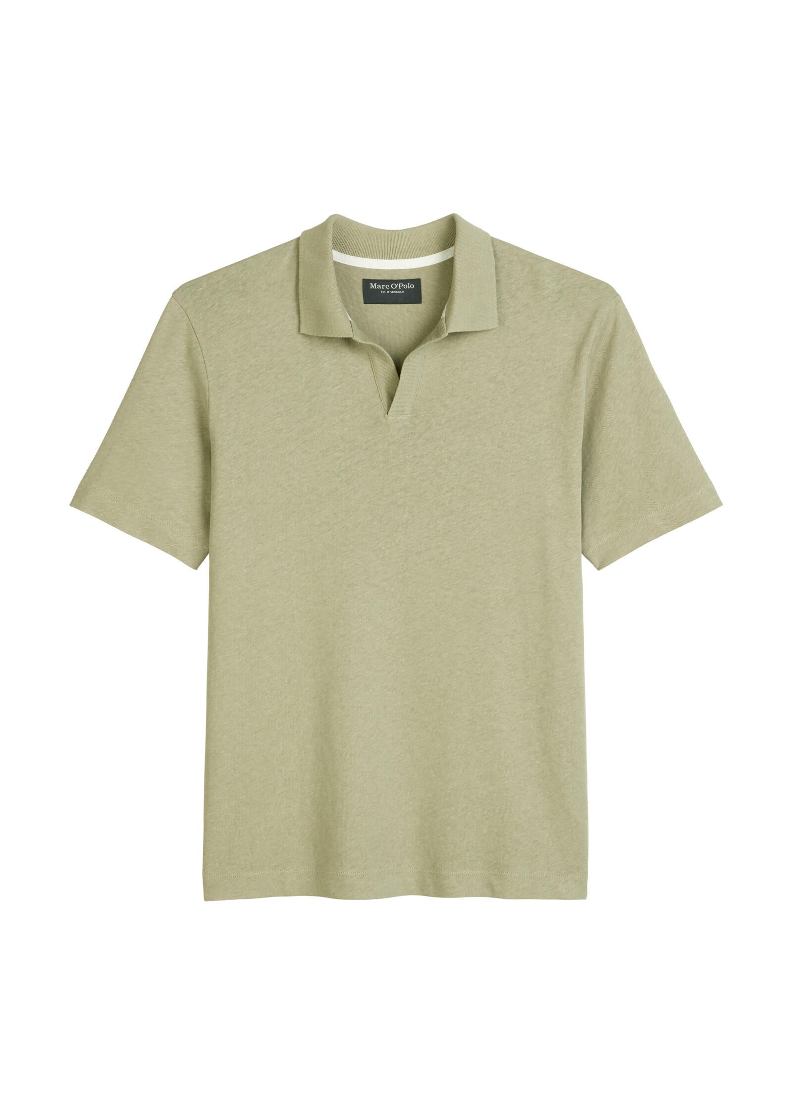 Poloshirt aus Baumwollmix - 443-summer sage - Blau