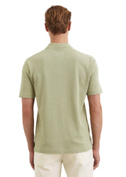 Poloshirt aus Baumwollmix - 443-summer sage - Blau