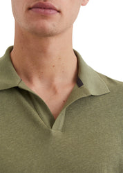 Poloshirt aus Baumwollmix - 452-oak ash - Grün
