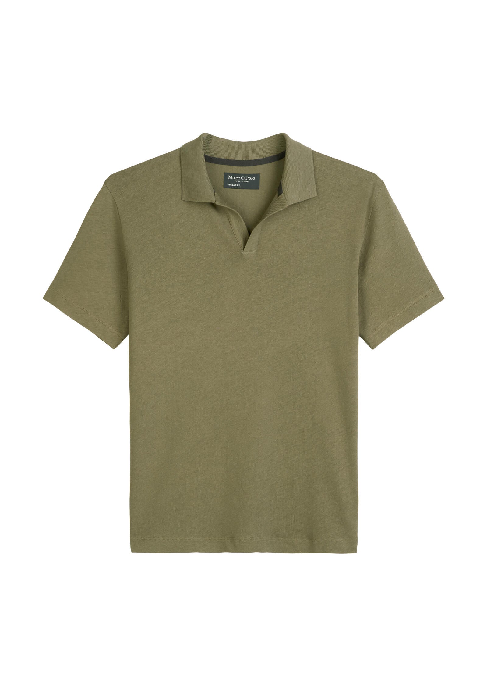 Poloshirt aus Baumwollmix - 452-oak ash - Grün