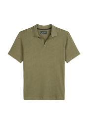 Poloshirt aus Baumwollmix - 452-oak ash - Grün