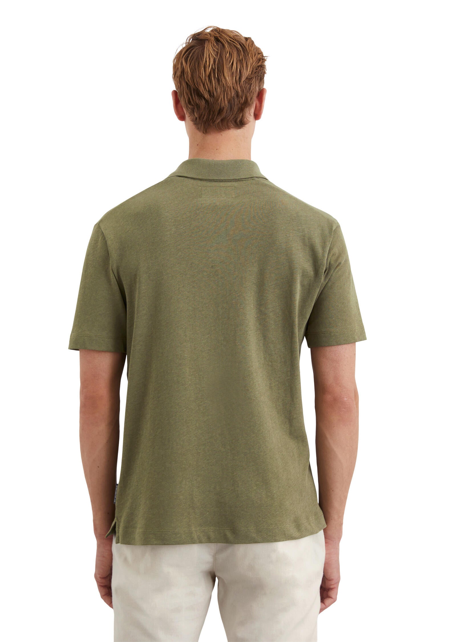 Poloshirt aus Baumwollmix - 452-oak ash - Grün