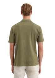 Poloshirt aus Baumwollmix - 452-oak ash - Grün