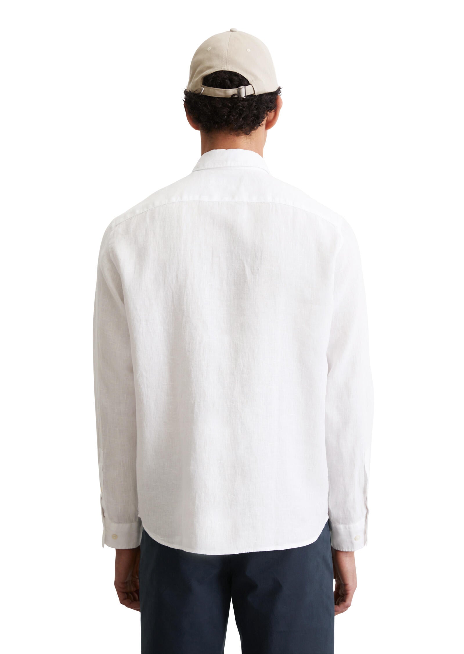Leinenhemd Regular Fit - 100-white - Weiß