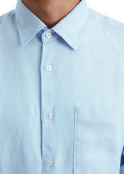 Leinenhemd Regular Fit - 826-homestead blue - Blau