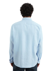 Leinenhemd Regular Fit - 826-homestead blue - Blau