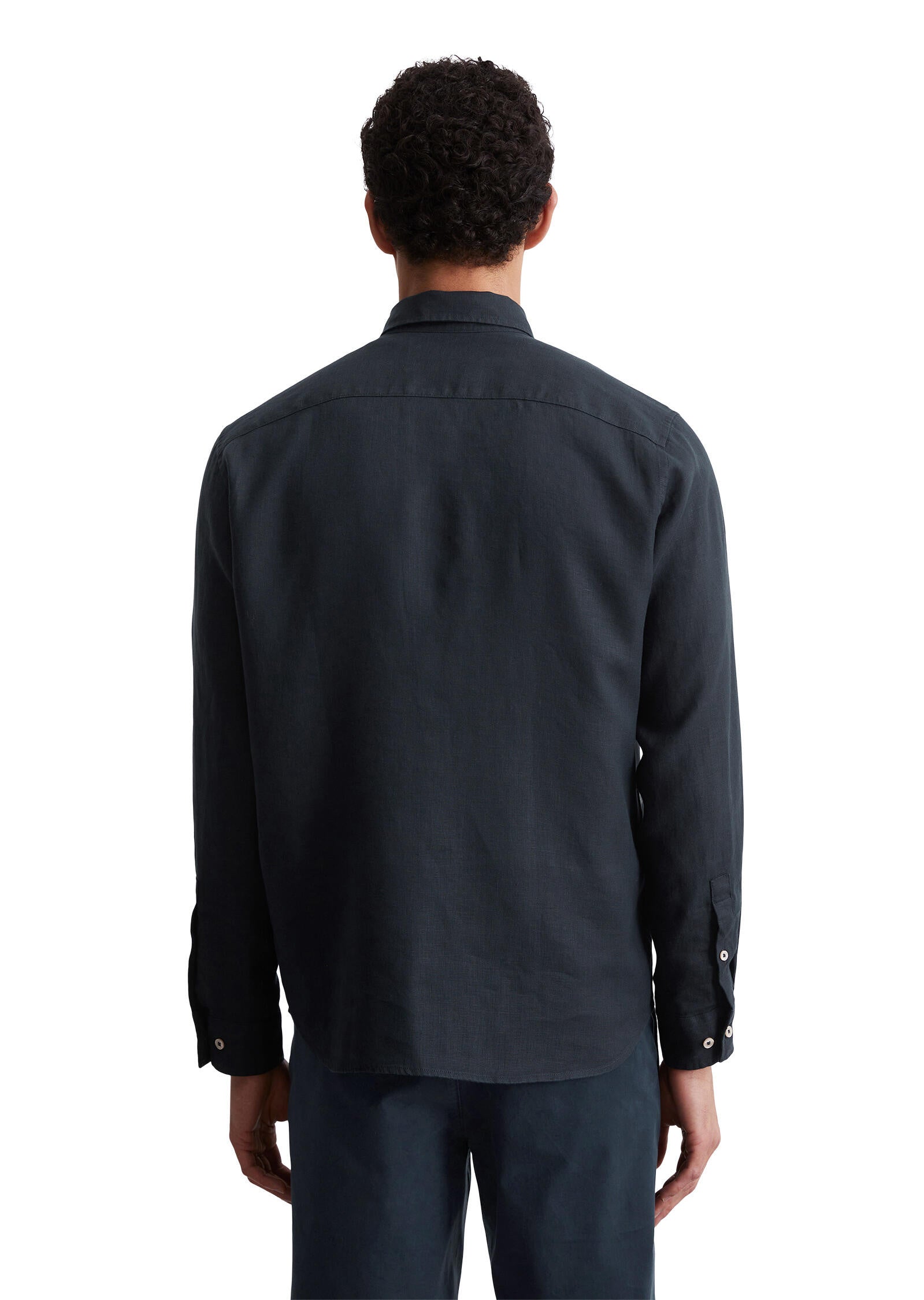 Leinenhemd Regular Fit - 898-dark navy - Blau