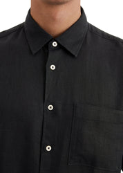 Leinenhemd Regular Fit - 990-black - Schwarz