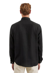 Leinenhemd Regular Fit - 990-black - Schwarz