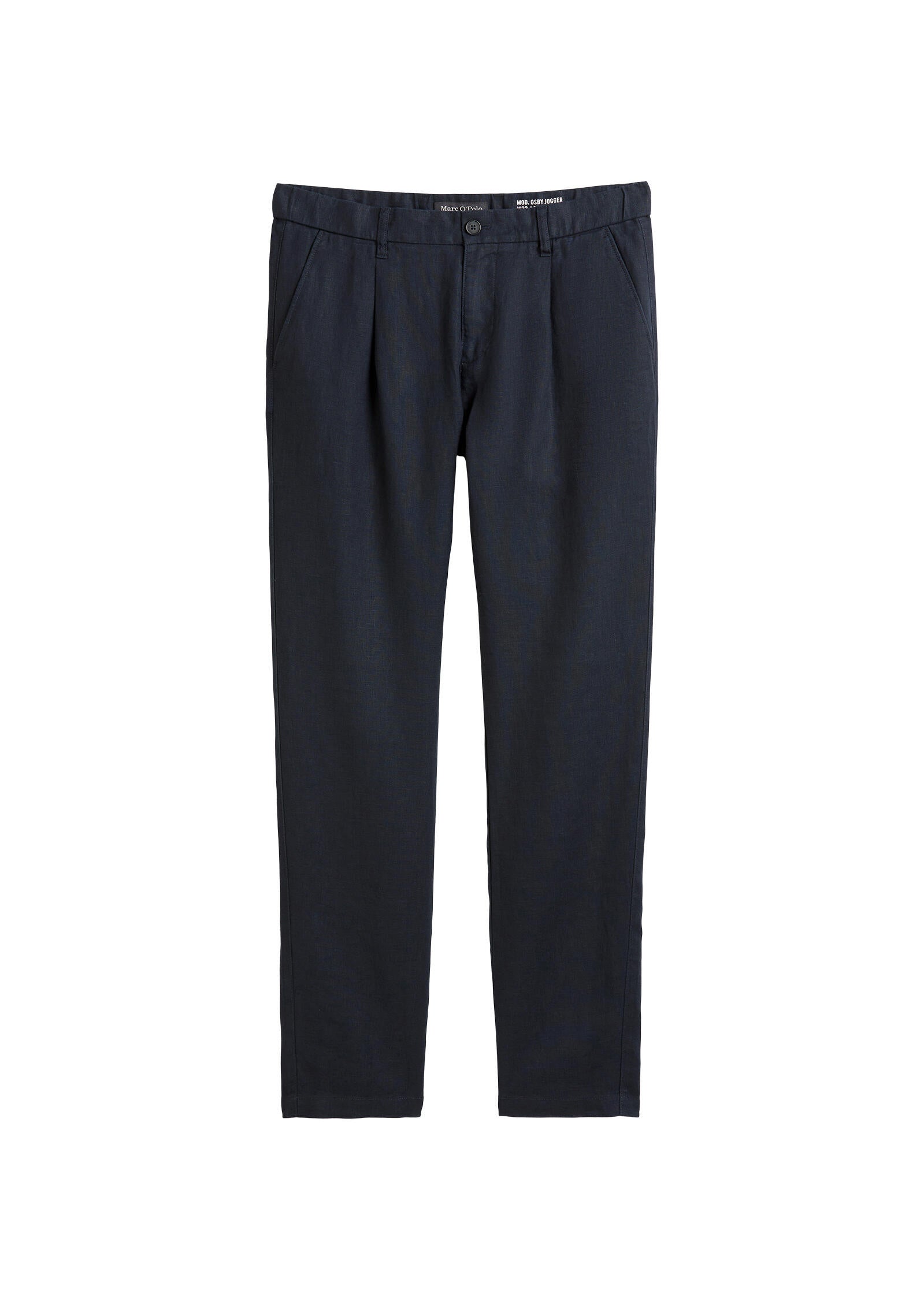 Leinenhose OBSY Tapered Fit - 898-dark navy - Blau