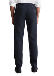 Leinenhose OBSY Tapered Fit - 898-dark navy - Blau