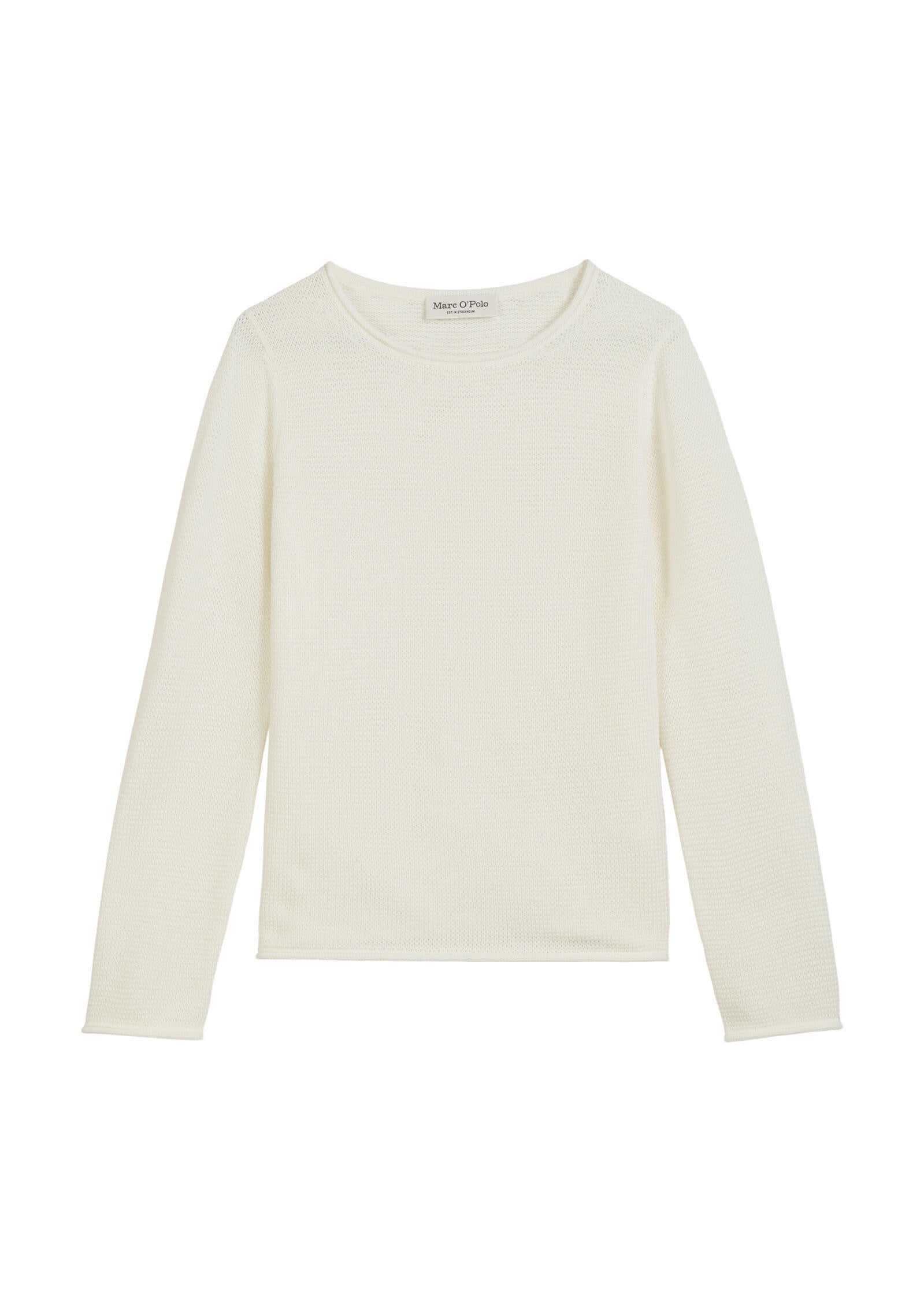Strickpullover aus Baumwolle - 152-white cotton - Weiß