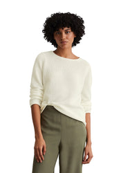 Strickpullover aus Baumwolle - 152-white cotton - Weiß
