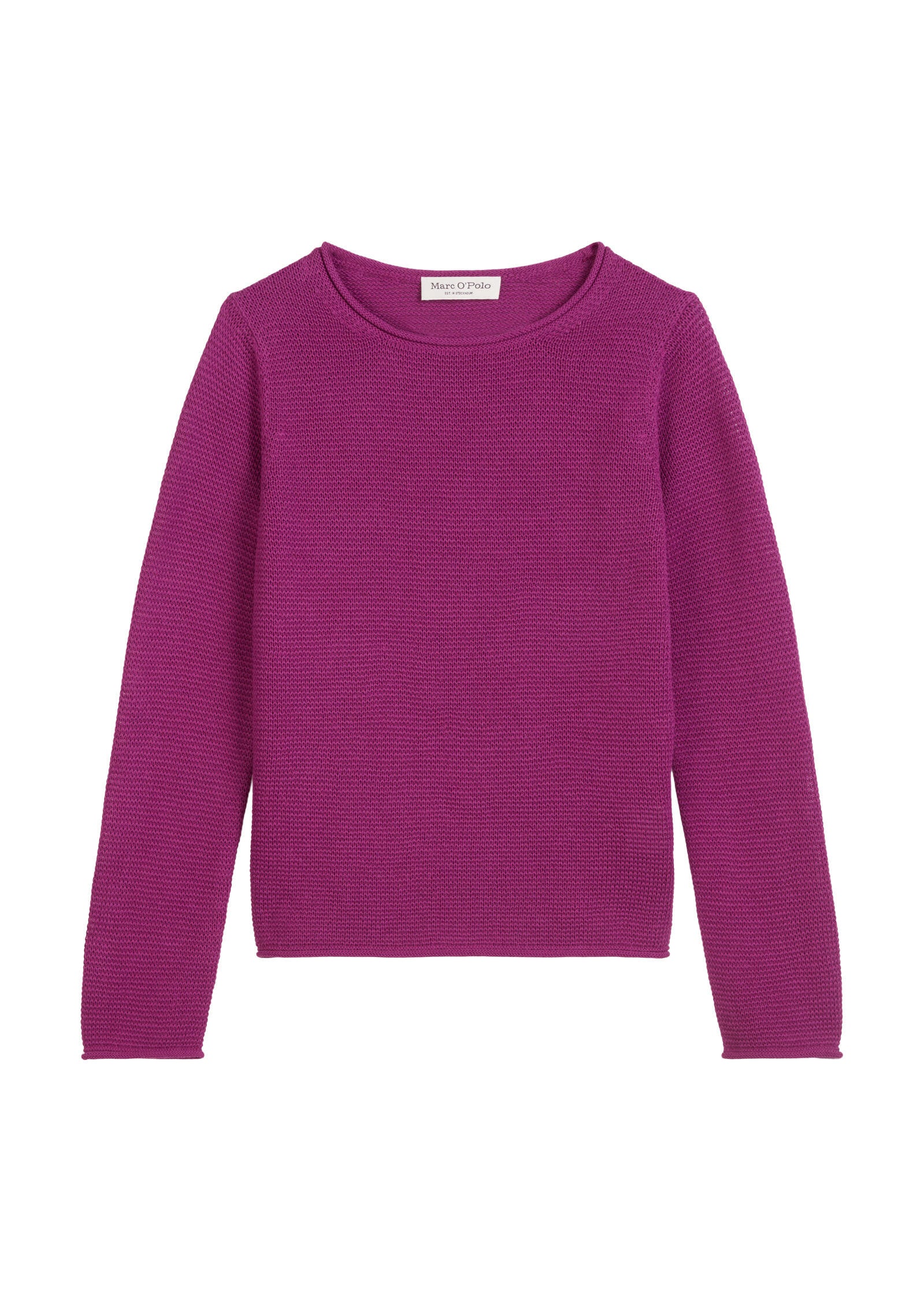 Strickpullover aus Baumwolle - 650-fresh berry - Violett