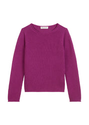 Strickpullover aus Baumwolle - 650-fresh berry - Violett