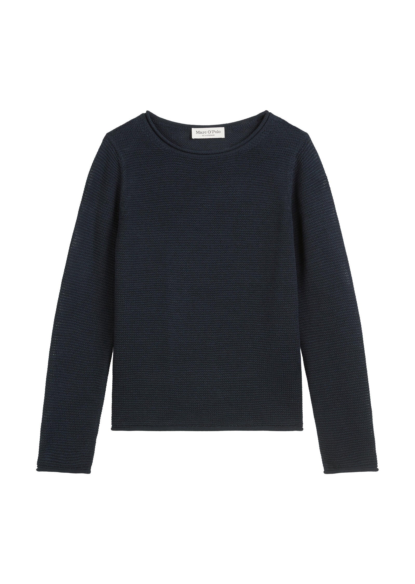 Strickpullover aus Baumwolle - 899-deep blue sea