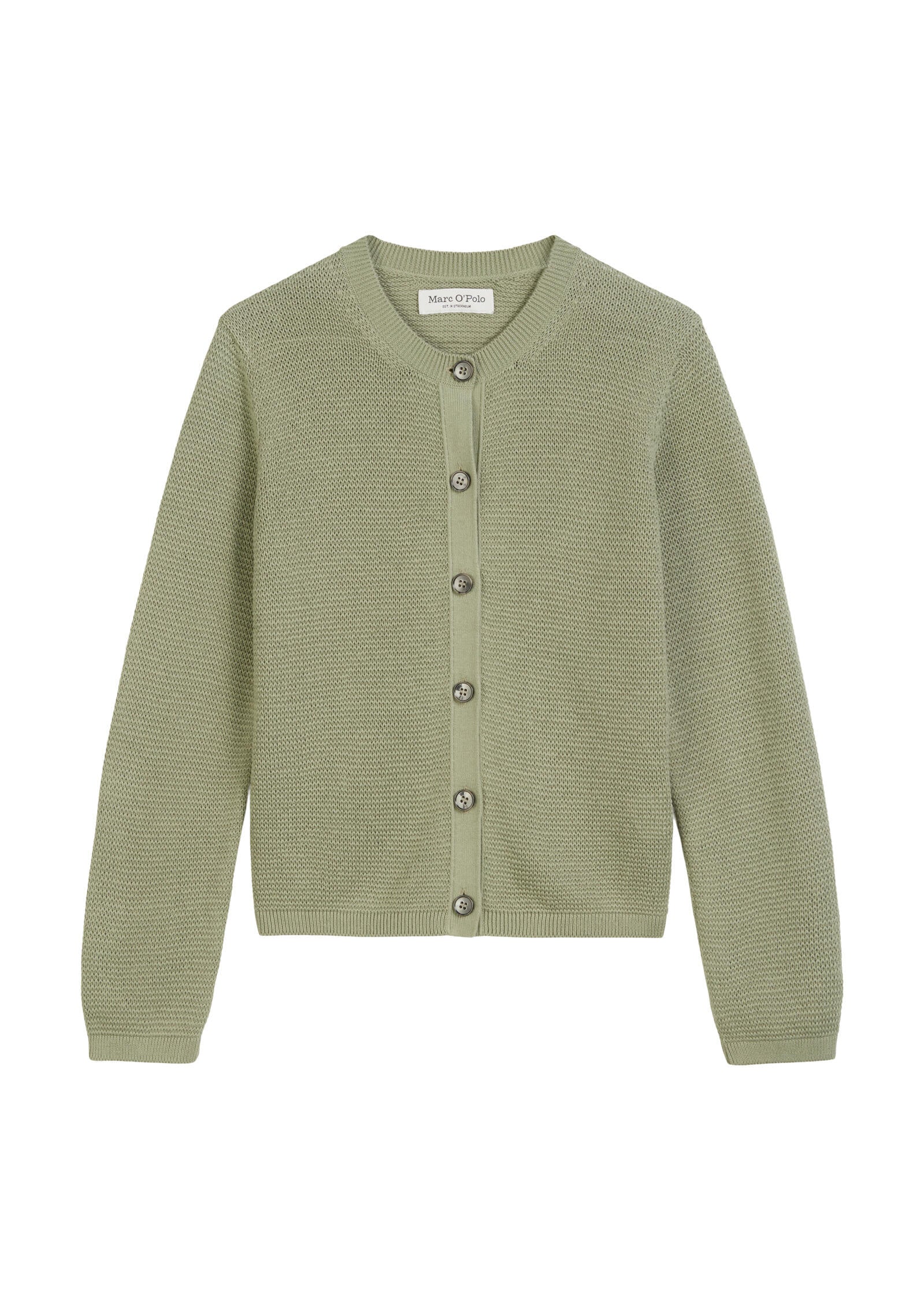 Cardigan Slim Fit - 420-smooth sage - Grün