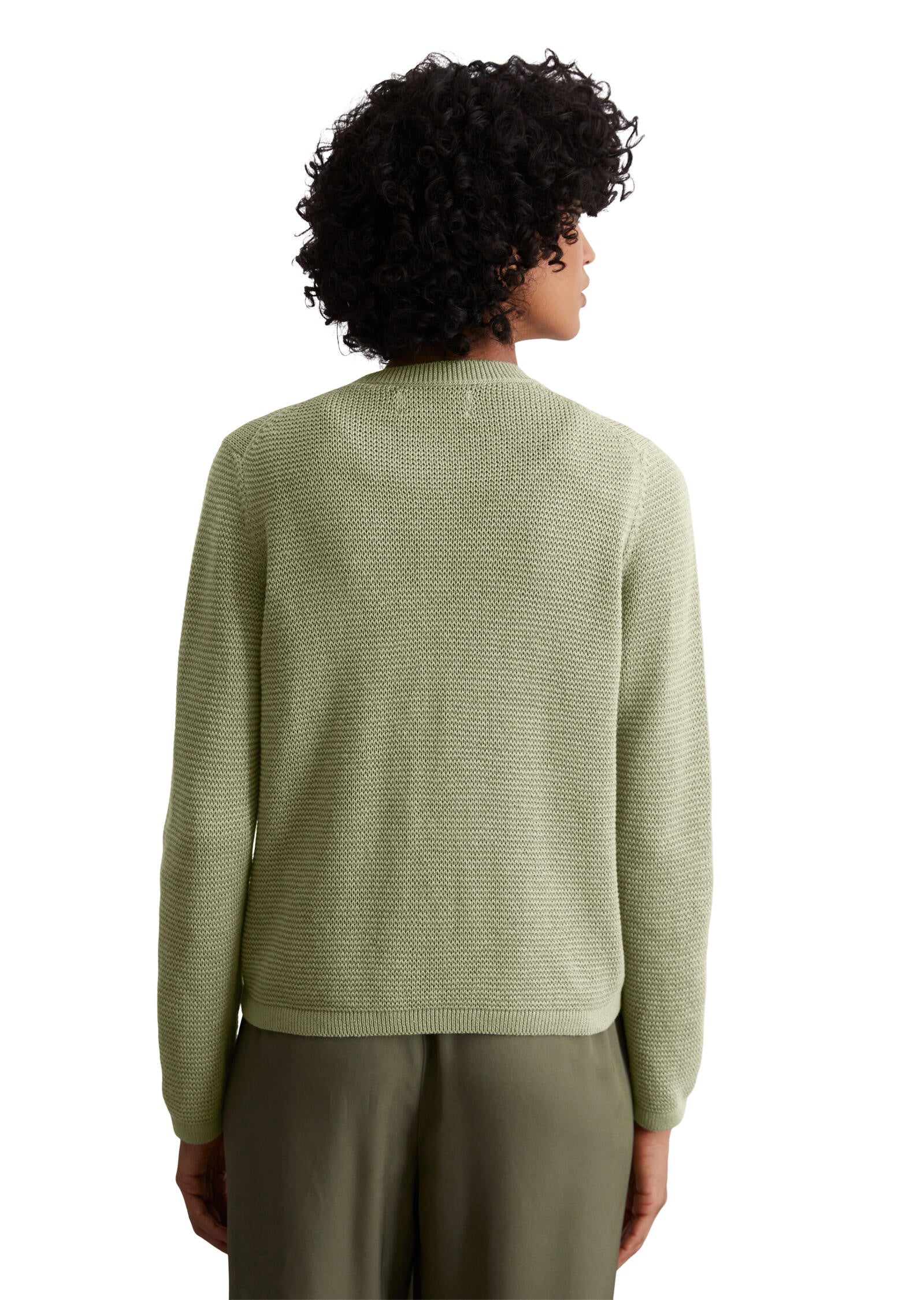 Cardigan Slim Fit - 420-smooth sage - Grün