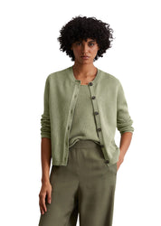 Cardigan Slim Fit - 420-smooth sage - Grün