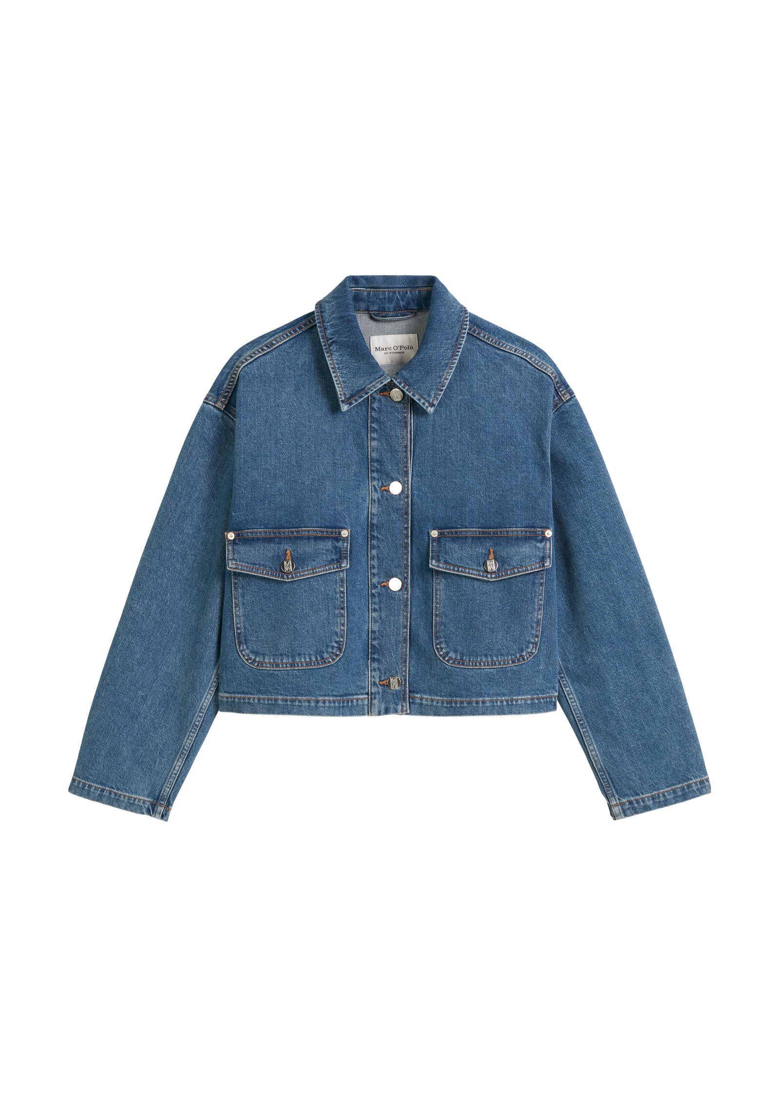 Jeansjacke Relaxed Fit - 036-authentic mid blue - Blau