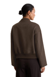 Bomberjacke aus Wollmix - 796-dark coffee - Braun