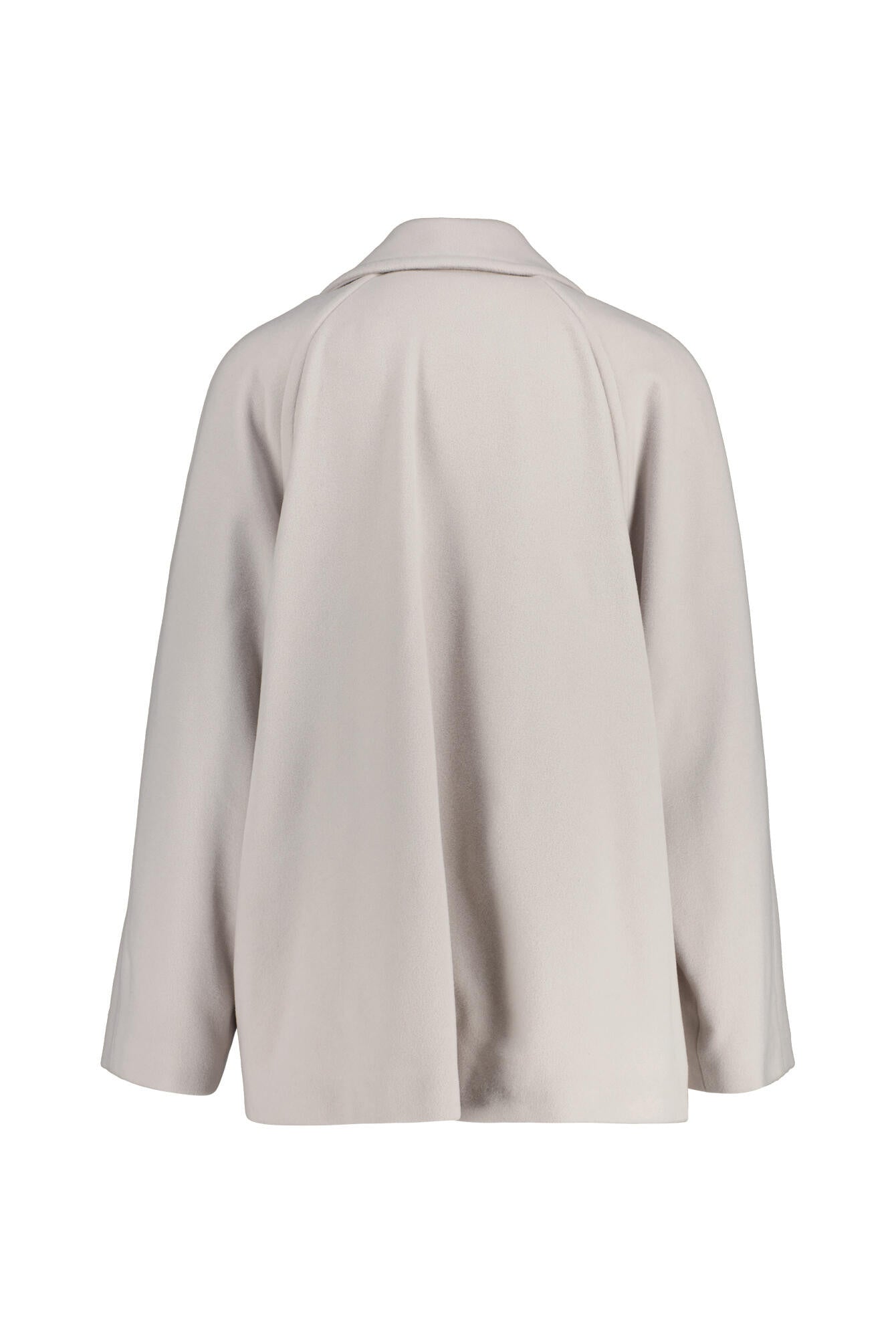 Caban-Jacke aus Wolle - 177-shaded stone - Creme