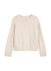Strickpullover aus Schurwolle - 174-natural stone - Creme