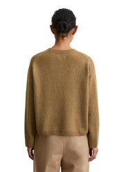 Strickpullover aus Schurwolle - 721-pure sand - Braun