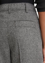 Tweedhose Wide Fit aus Schurwolle-Mix - W36-multi - Grau