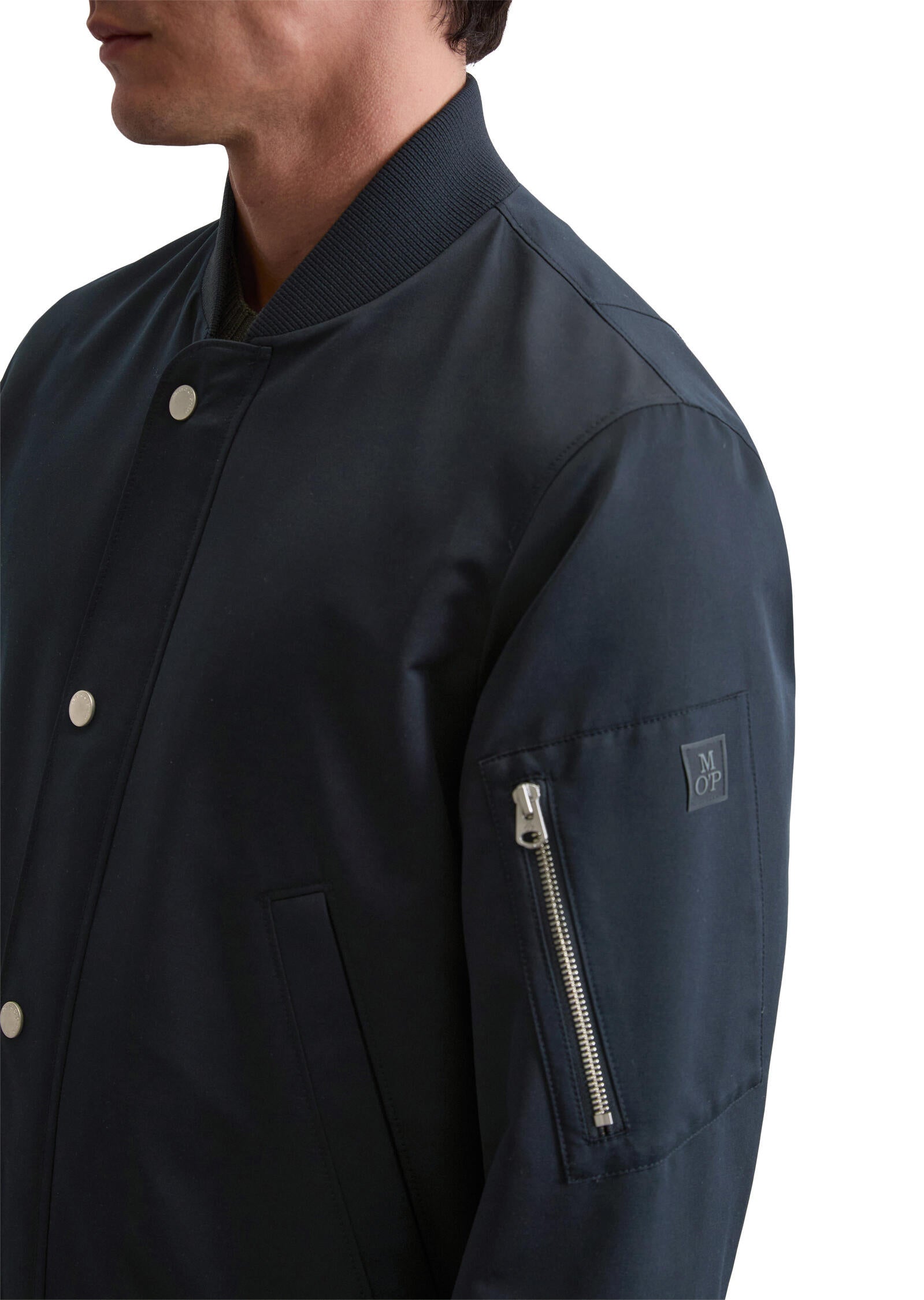 Bomberjacke aus Baumwollmix - 888-deep night blue - Blau