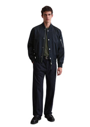 Bomberjacke aus Baumwollmix - 888-deep night blue - Blau