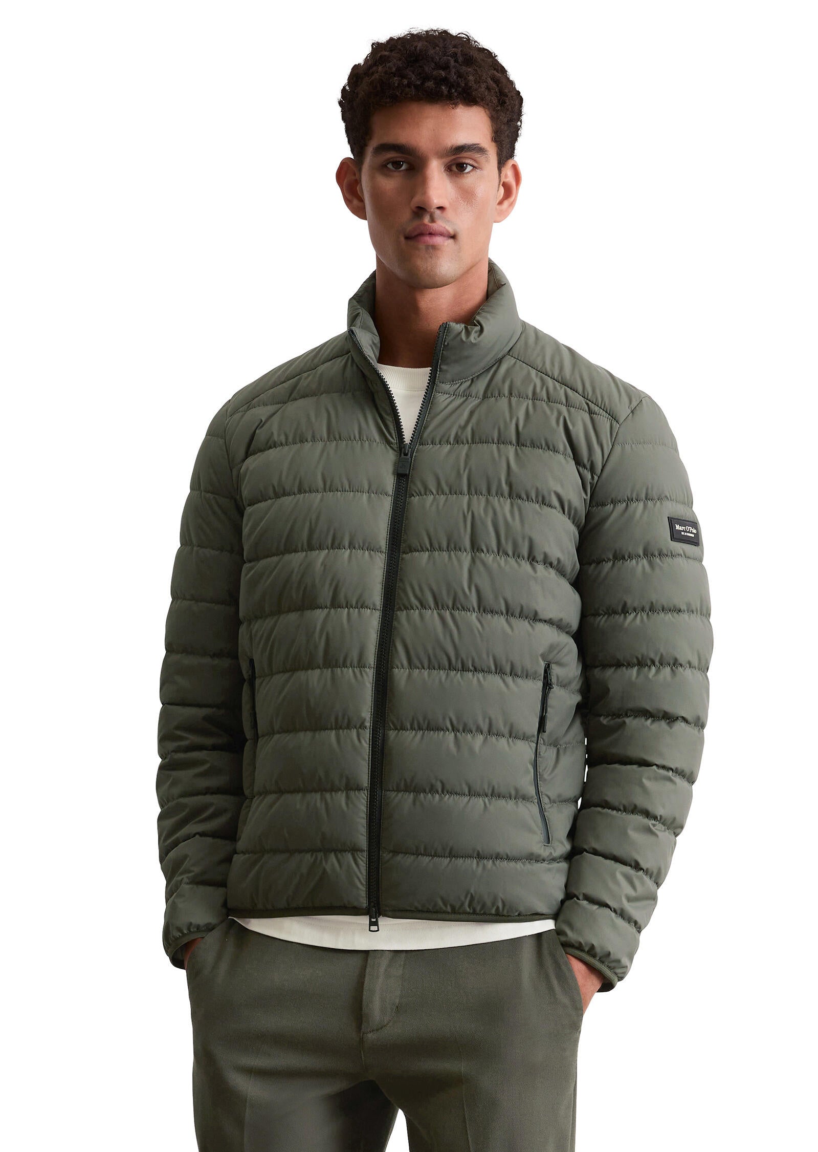 Steppjacke mit Stehkragen Regular Fit - 493-copley brown - Khaki