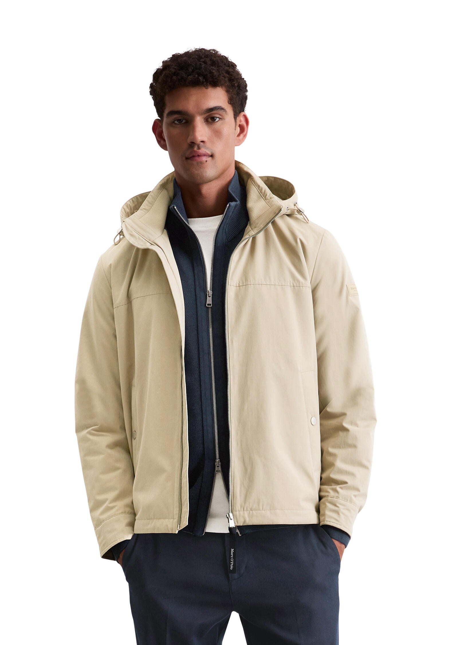 Übergangsjacke mit Kapuze - 111-pure cashmere - Beige