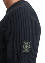 Strickpullover DFB TRAVEL COLLECTION - 888-deep night blue - Blau