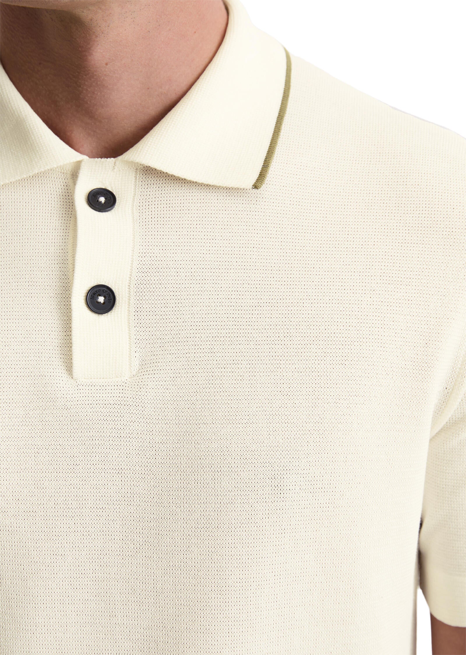 Poloshirt DFB TRAVEL COLLECTION - 152-white cotton - Creme