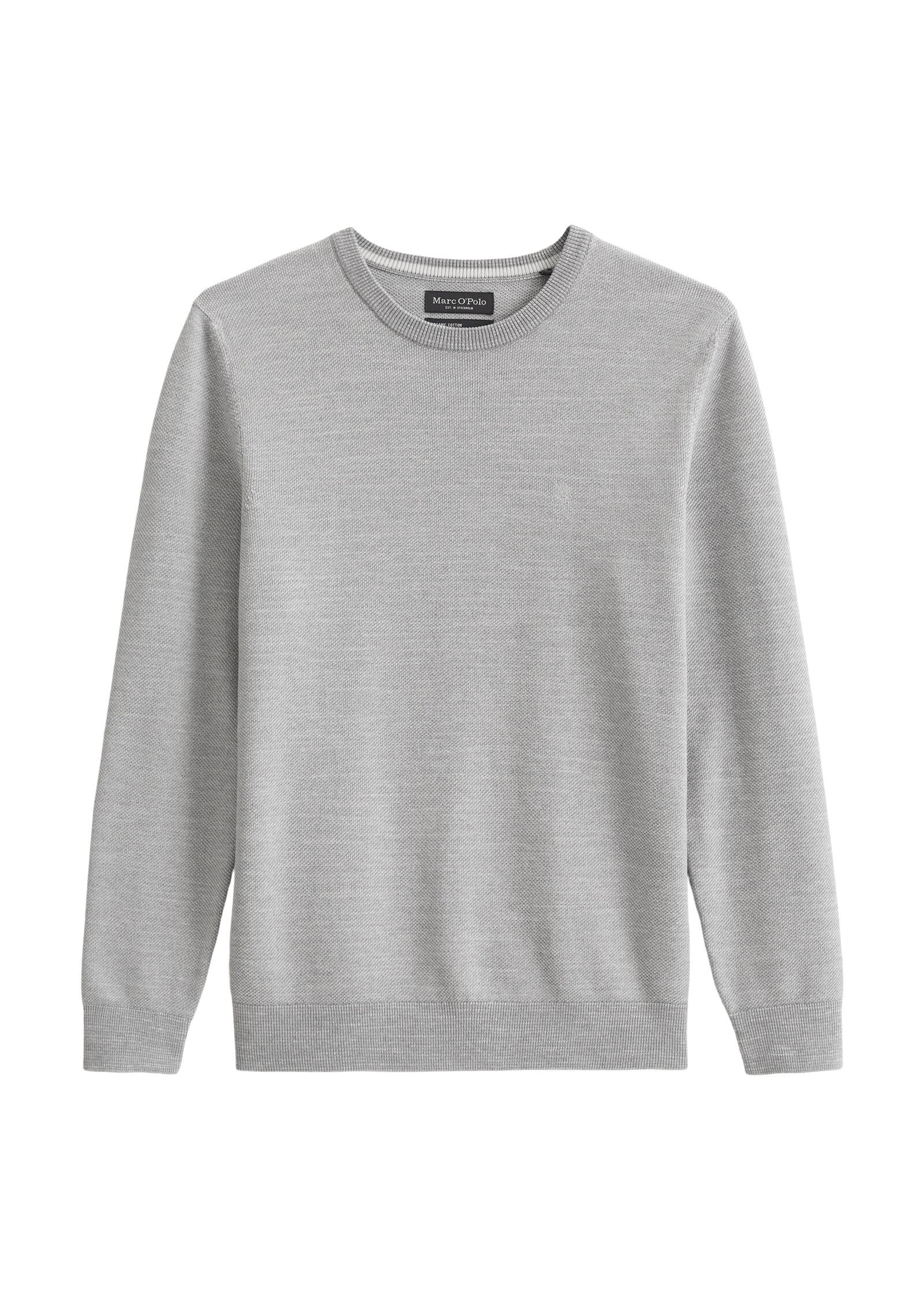 Strickpullover - 907-silver gray melange - Grau