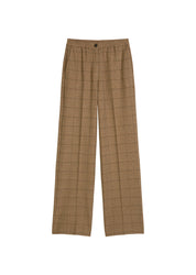 Karierte Stoffhose in Relaxed Fit mit Glencheck-Muster - L77-multi/pure sand - Mehrfarbig